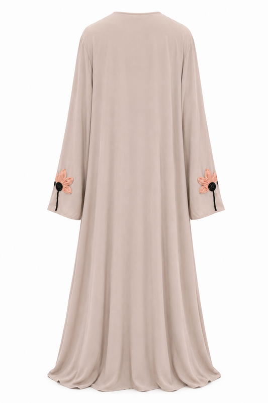 Blush Petal Bloom Abaya