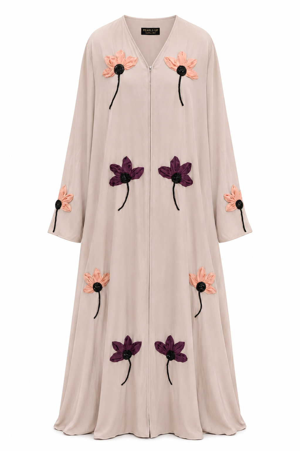 Blush Petal Bloom Abaya