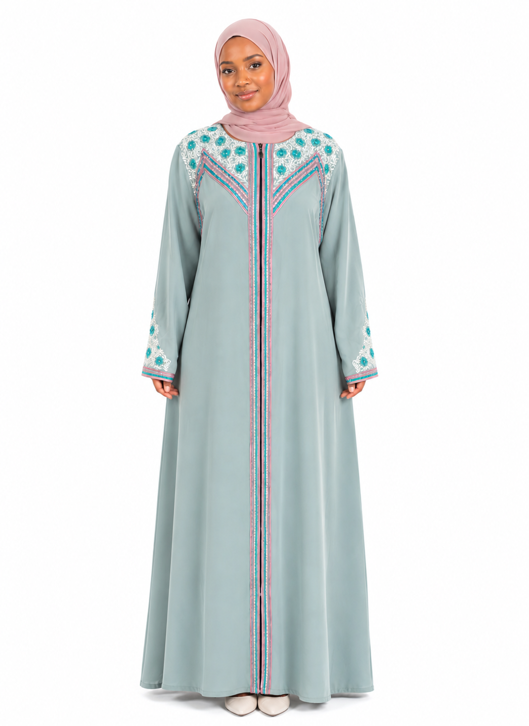 Safiya Embroidered Abaya