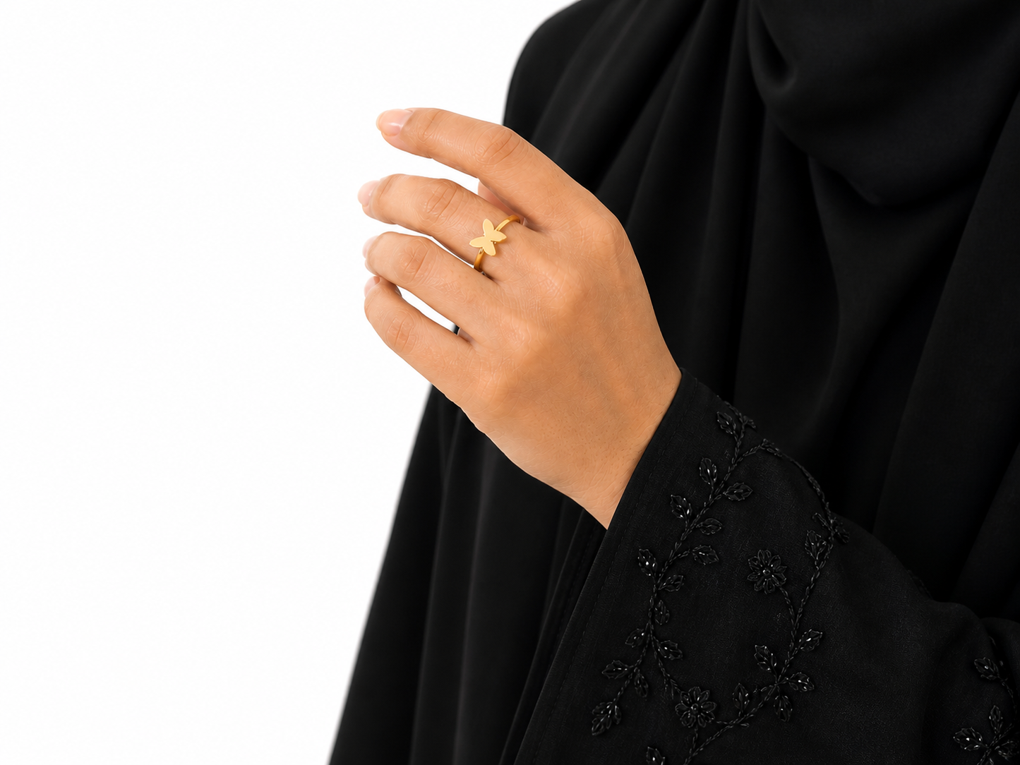 18KT Gold Plated Butterfly Ring