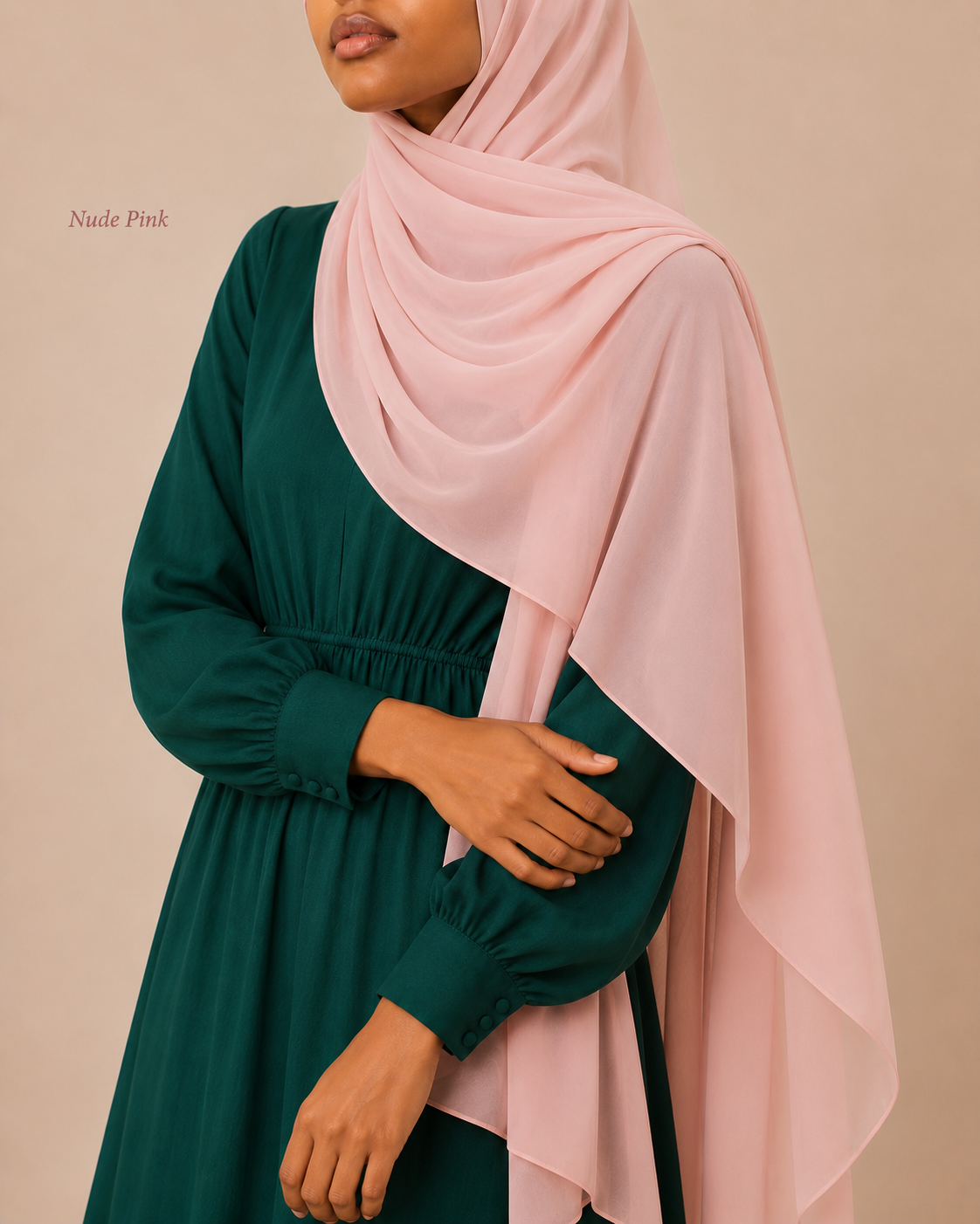 Premium Chiffon Hijab – Pink Collection