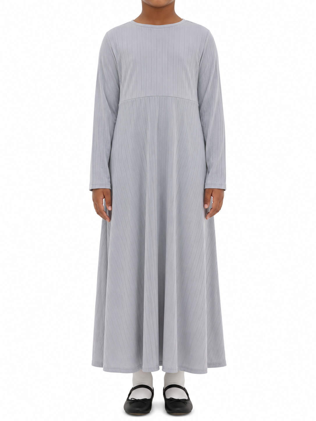 Elira Ribbed Jersey Abaya
