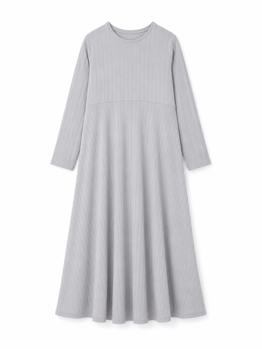 Elira Ribbed Jersey Abaya