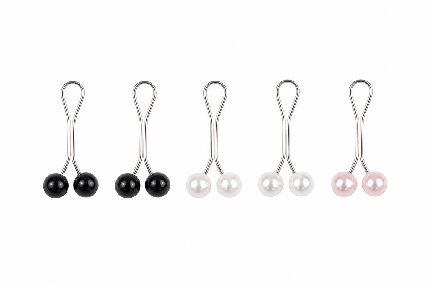 Pearl Scarf Clips Set