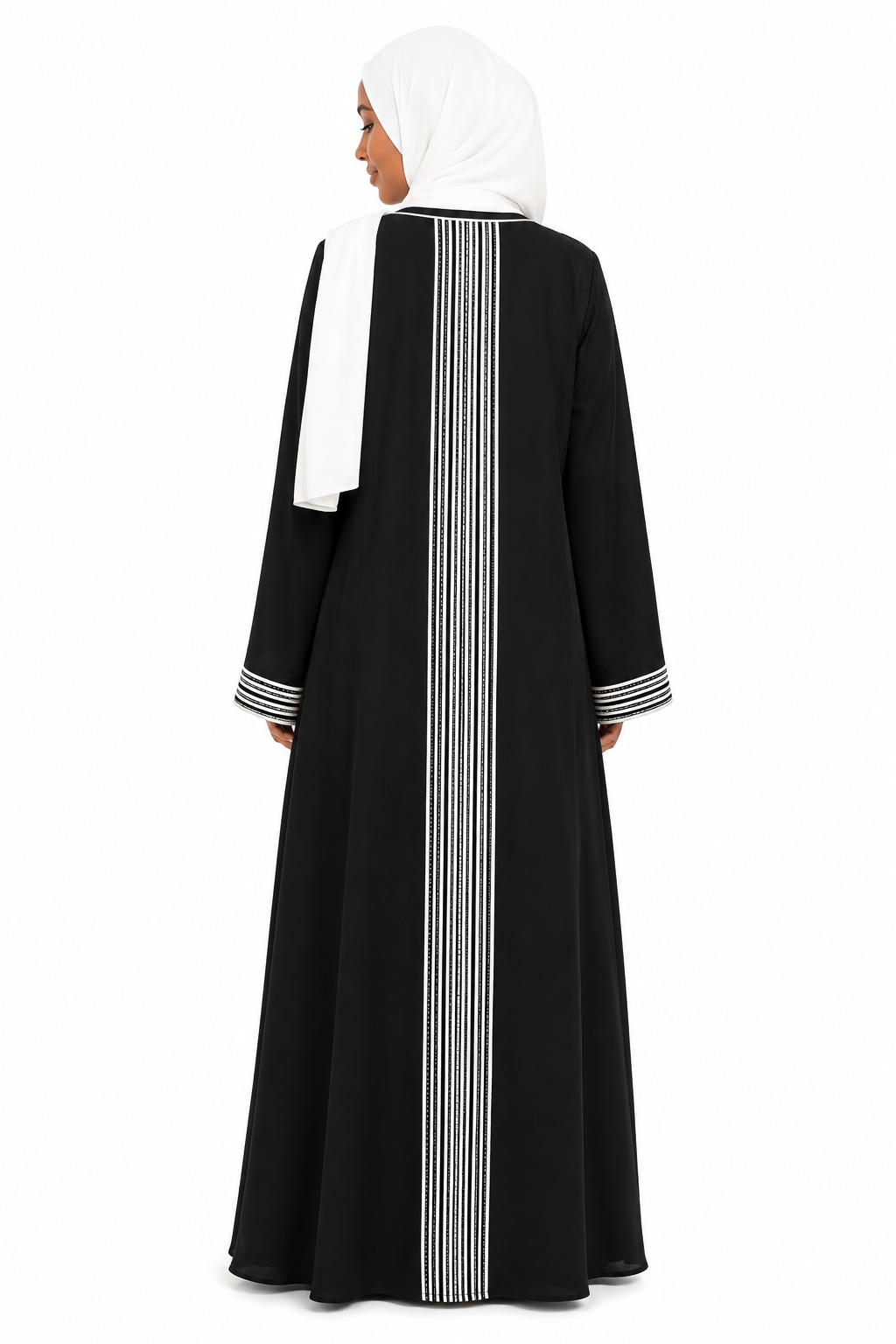Layali Stripe Abaya