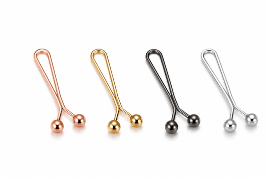Noor Metal Scarf Clip Set