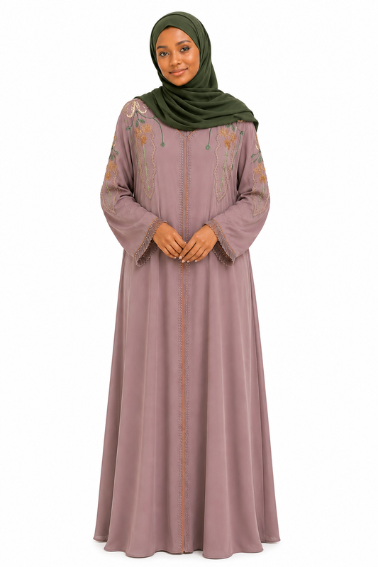 Rania Embroidered Modest Abaya