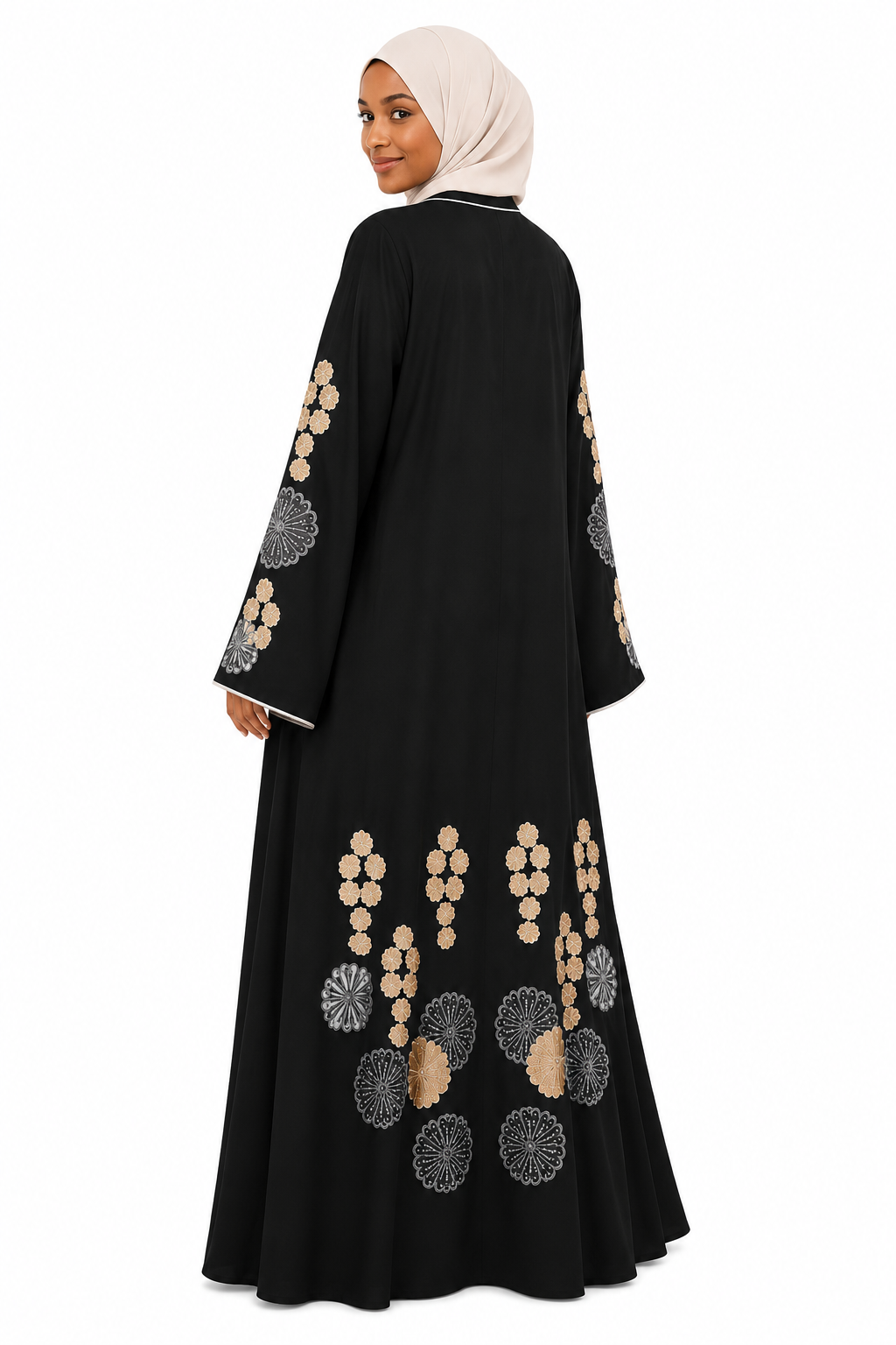 Sawda Fleur Embroidered Abaya