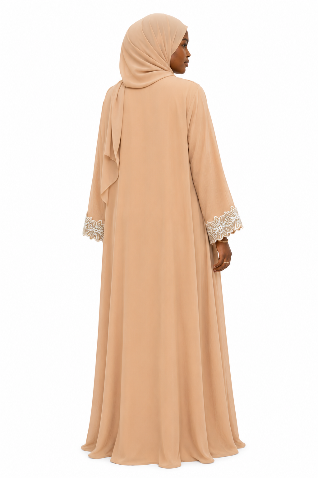 Sahara Crystal Lace Abaya