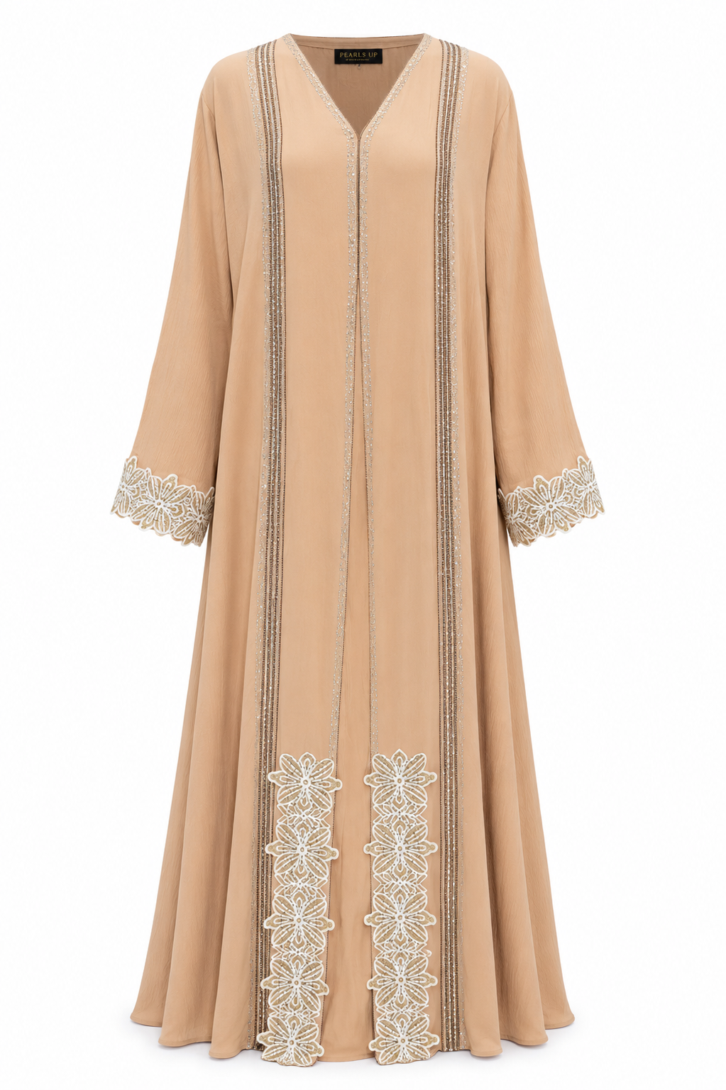 Sahara Crystal Lace Abaya