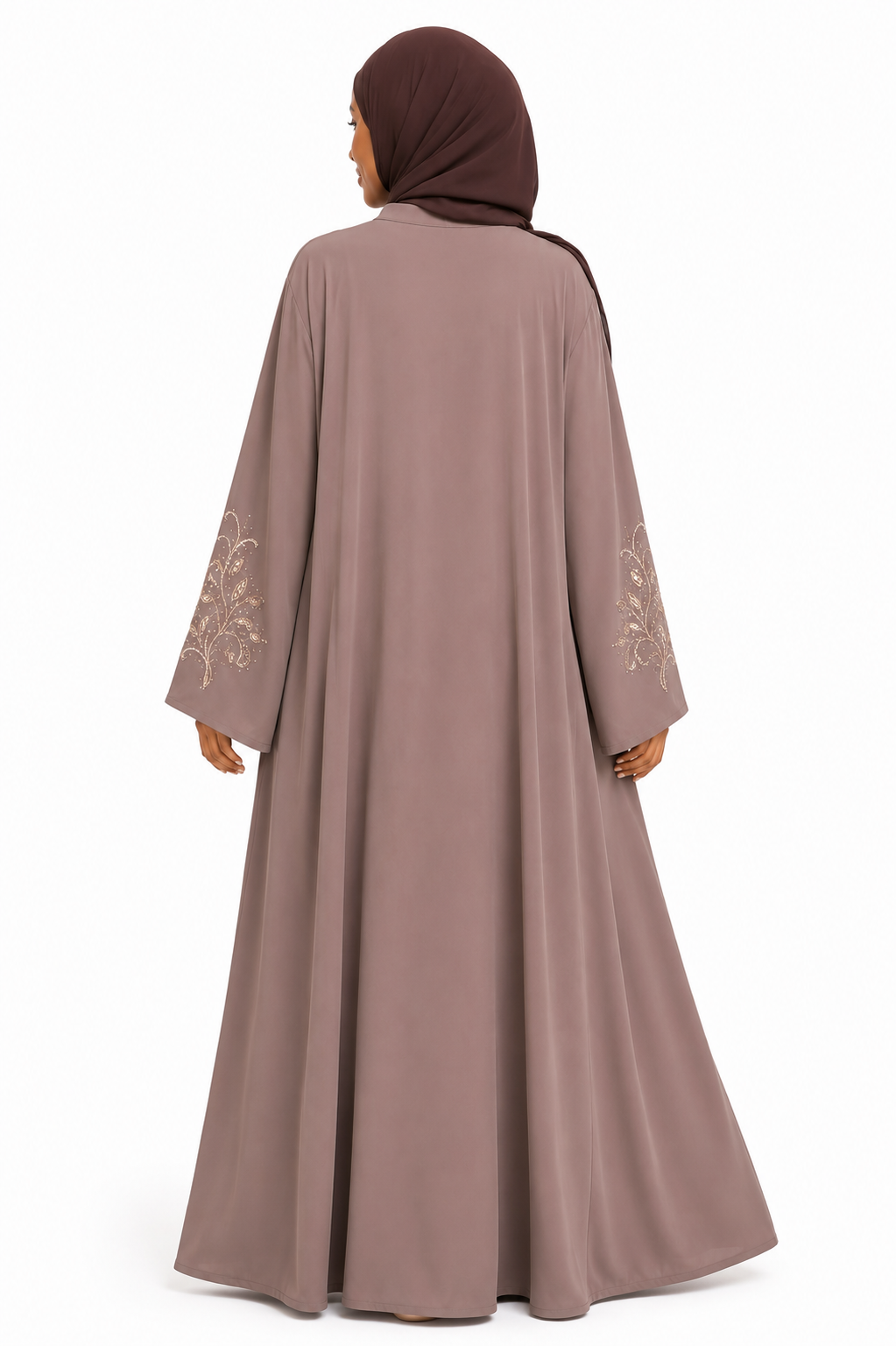 Serevina Hand-Beaded Nidha Abaya