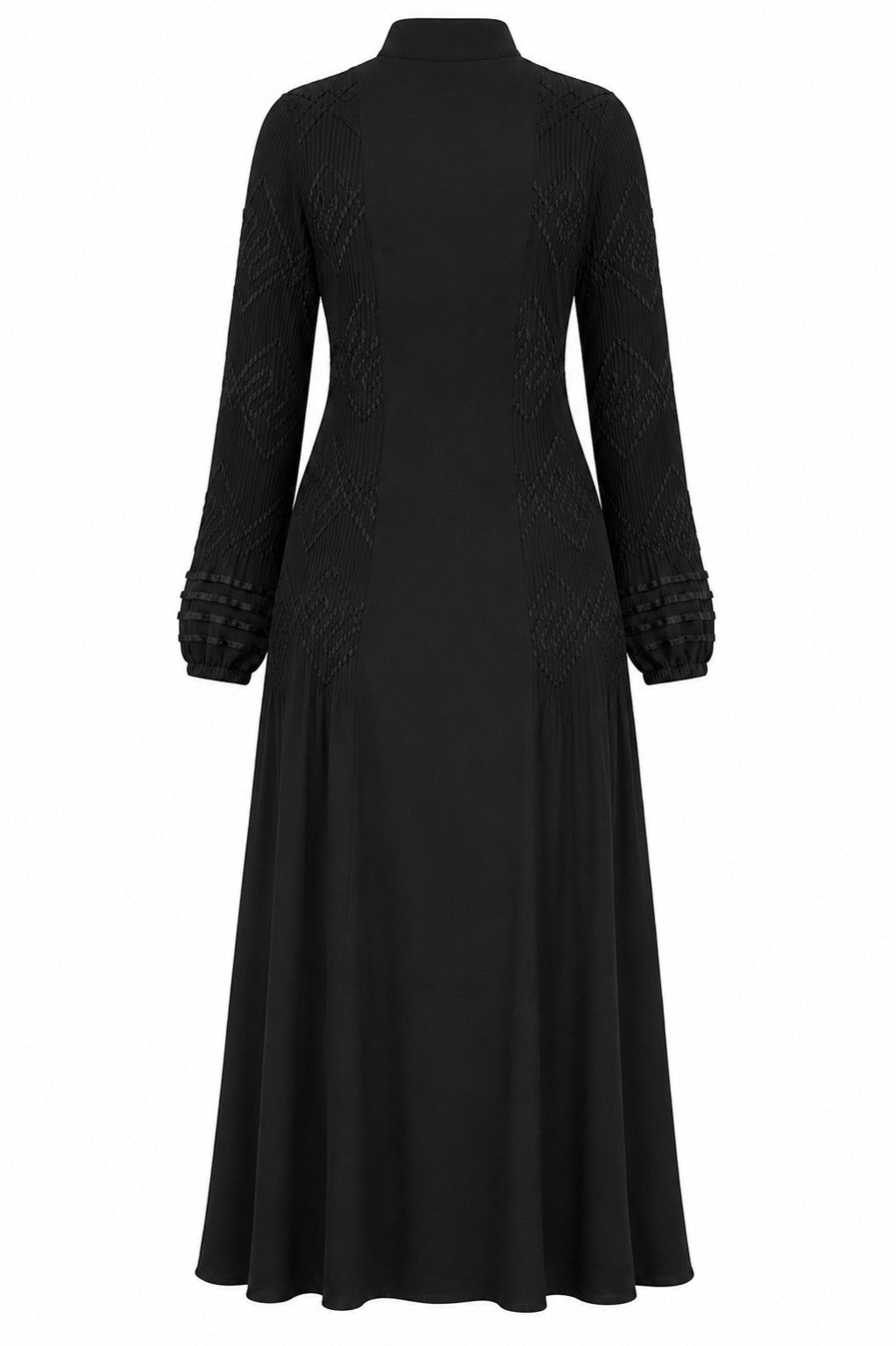 Velora Textured Zip Abaya