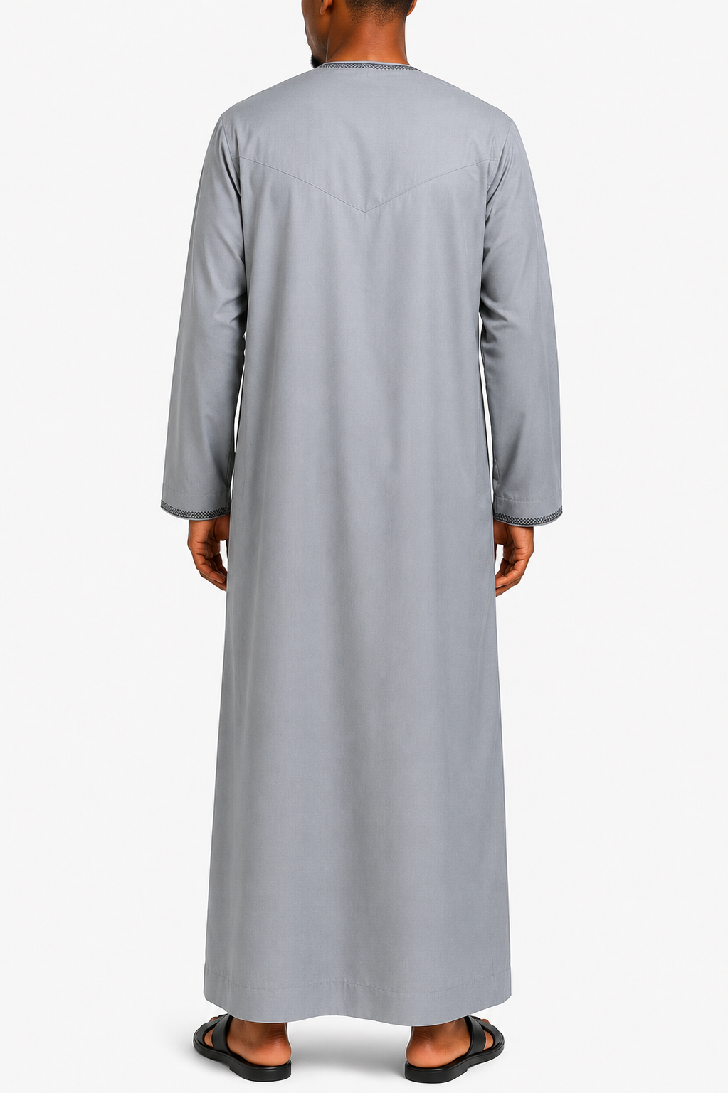 Zavian Cloud Grey Thobe