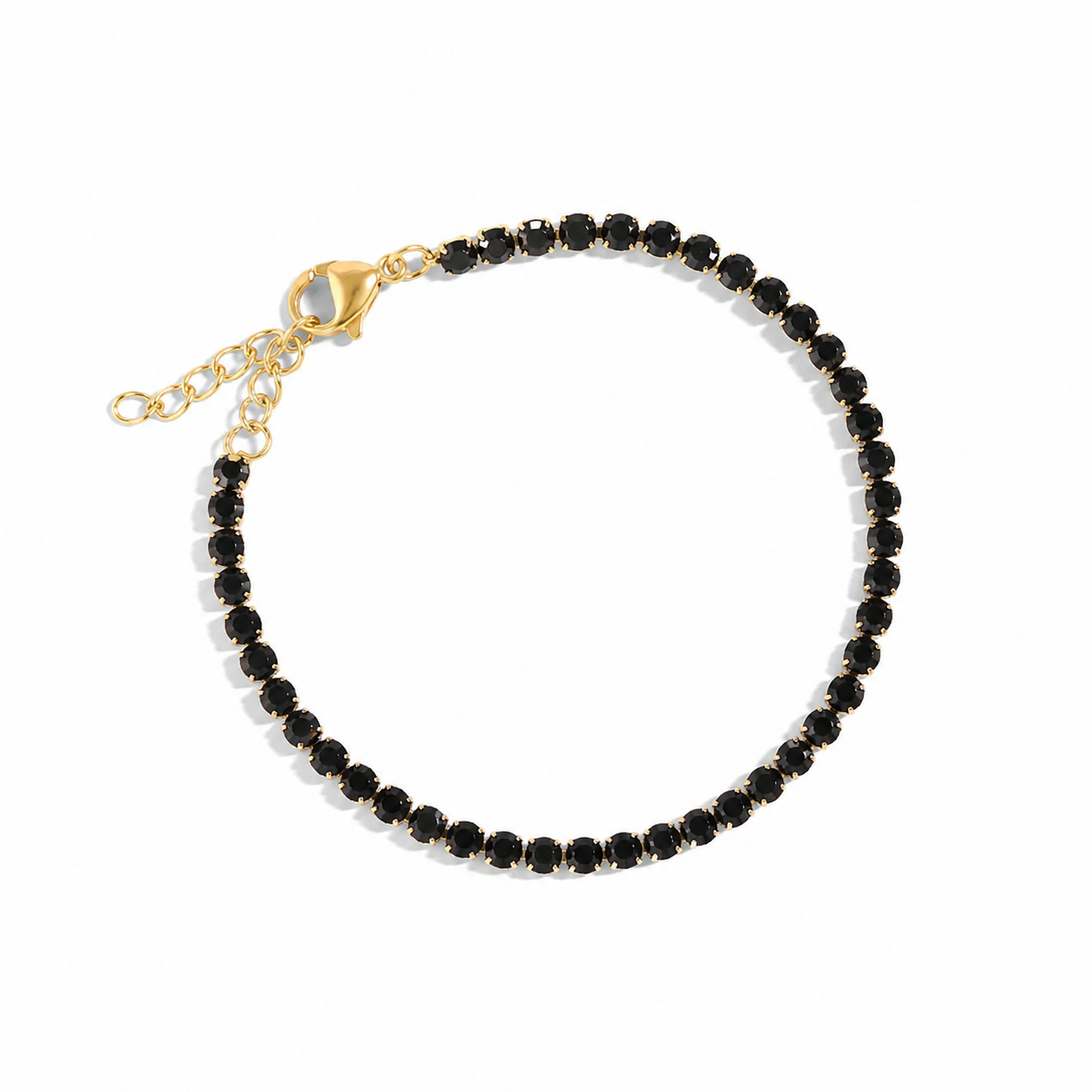 Noir Tennis Bracelet & Anklet