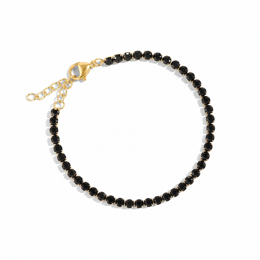 Noir Tennis Bracelet & Anklet